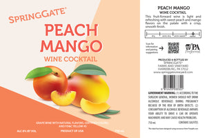 Peach Mango Wine Cocktail