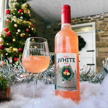 Load image into Gallery viewer, Sweet White Pink Christmas Glitter Wine
